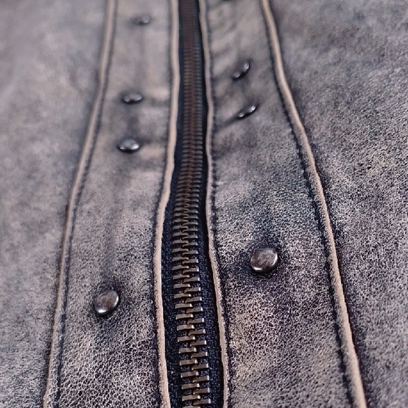 Danier Studded Leather Jacket - Picture 3 of 10